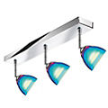 Silva Spot 85 PNT + E-Point Trio 150 C, Chrom glänzend blau-magenta Silva Spot 85 PNT + E-Point Trio 150 C, Chrom glänzend blau-magenta