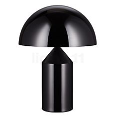 Oluce Atollo Table Lamp metal black with dimmer, ø50 cm Product picture