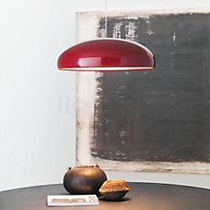 NEW WORKS Lantern Lámpara Colgante Grande Vidrio Opalino Blanco Mate
