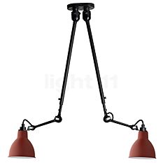 DCW Lampe Gras Double Schirm, Setartikel rood Productafbeelding