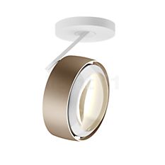 Occhio Più Alto 3d Volt S60 Spotlight LED head gold matt/ceiling rose white matt/ring white - 2,700 K Product picture