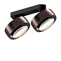 Occhio Più Alto Doppio Volt S100 Spotlight 2 lamps head phantom/ceiling rose black matt/ring black - 2,700 K Product picture