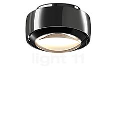 Occhio Più Alto V Volt S100 Deckenleuchte LED Kopf chrom glänzend/Baldachin chrom glänzend/Ring schwarz - 2.700 K Produktbild