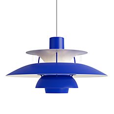 Louis Poulsen PH 5 Hanglamp Monochrome - blauw Productafbeelding