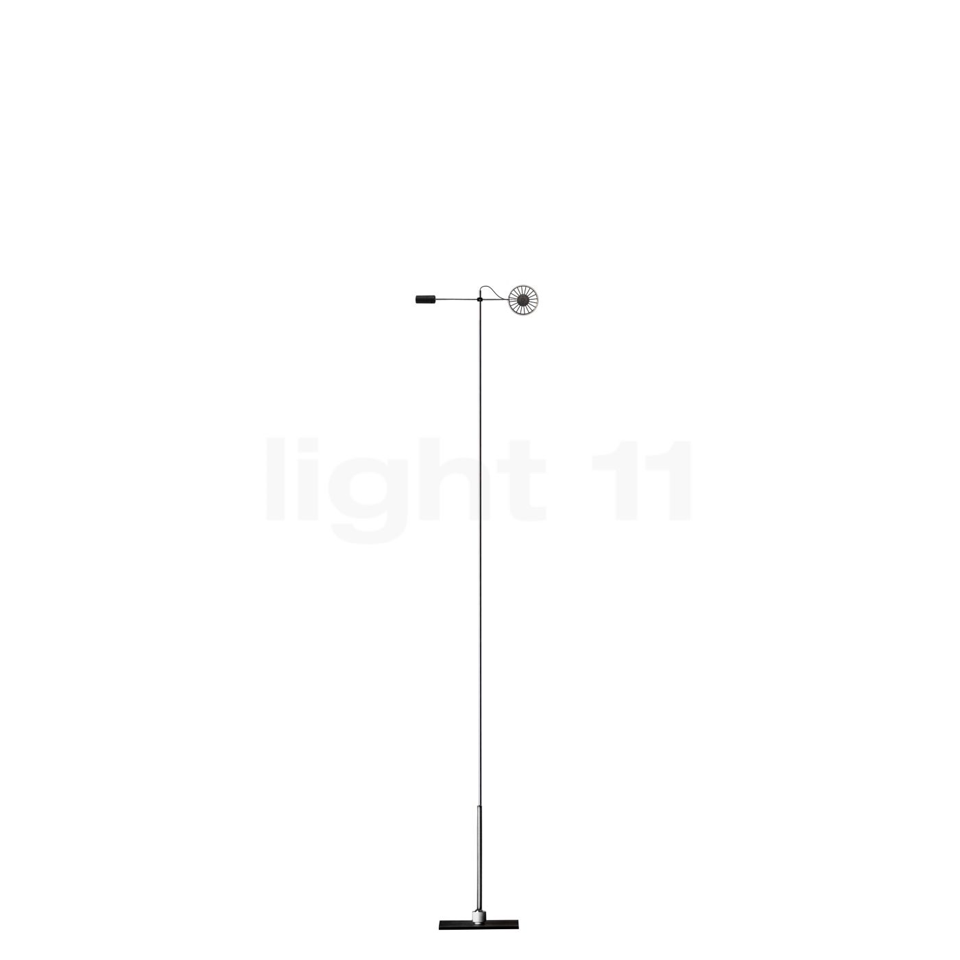 Absolut Lighting Absolut Stehleuchte LED, chrom matt, 130 cm 457 b led