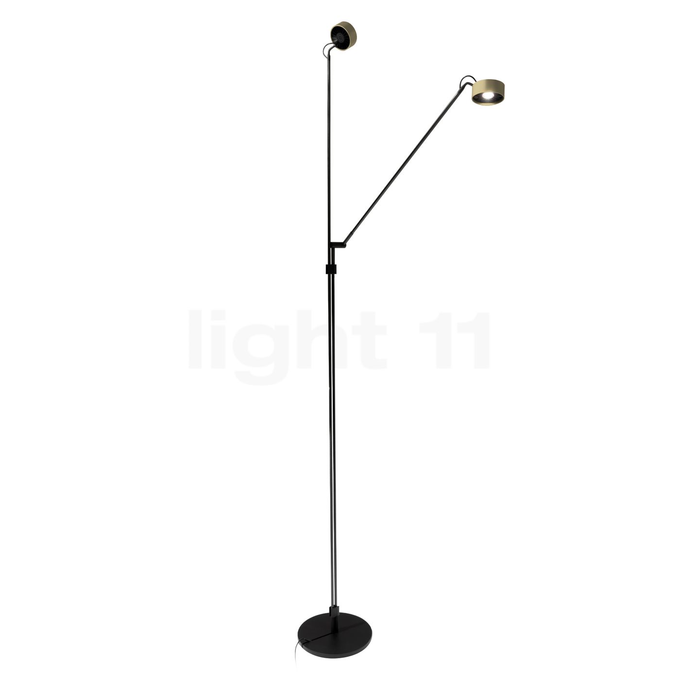 Absolut Lighting Basica Duo Stehleuchte LED 2-flammig, gold 939 T