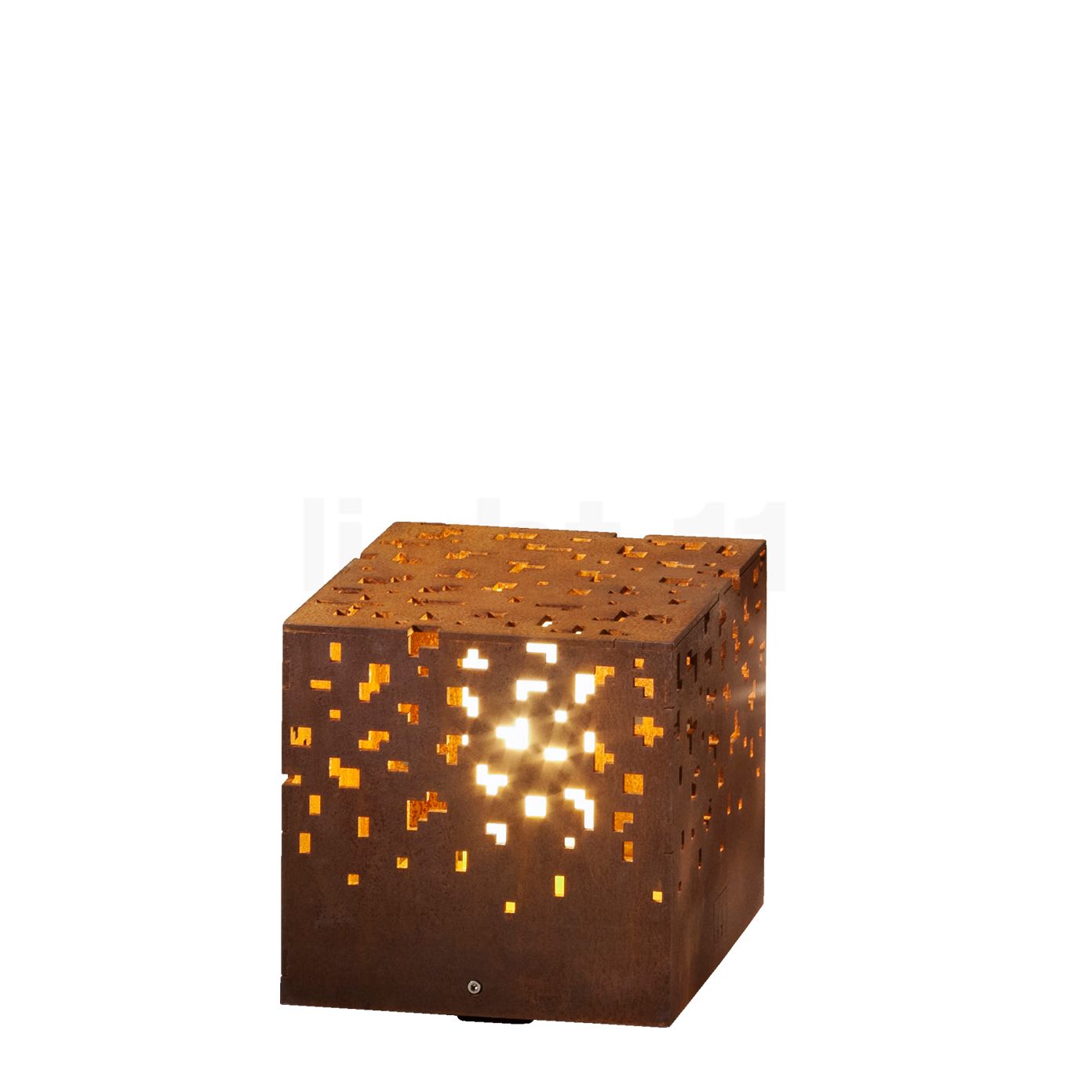 B.lux AMS Bodenleuchte, Corten, 12 cm 712220