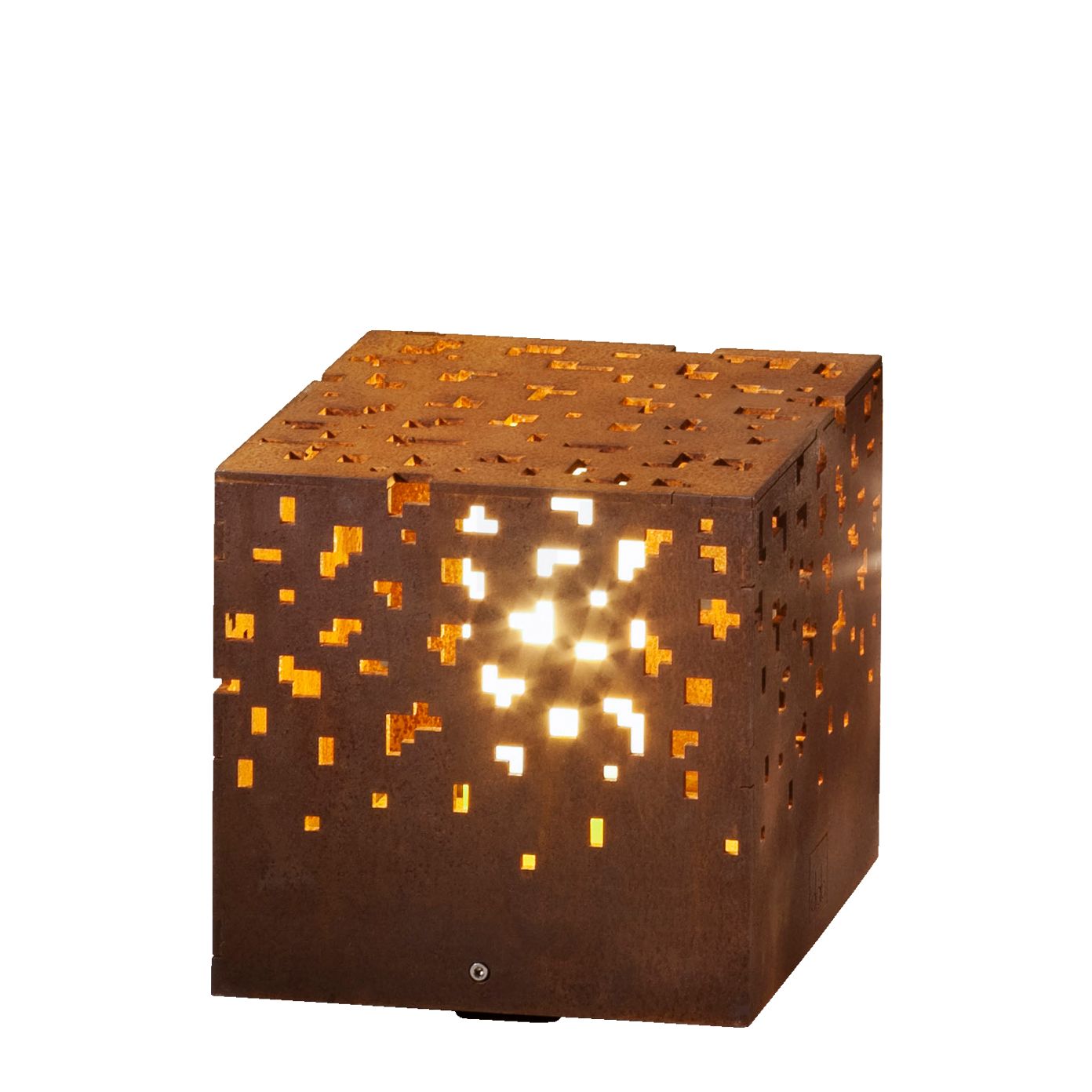 B.lux AMS Bodenleuchte, Corten, 20 cm 712200