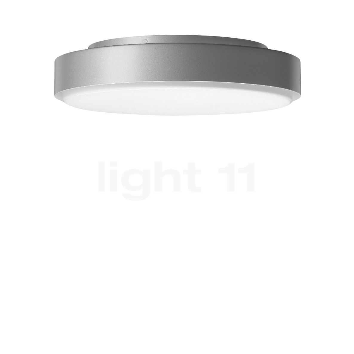 Bega 50653 Decken-/Wandleuchte LED, Glasdiffusor, weißaluminium 50653.2K3