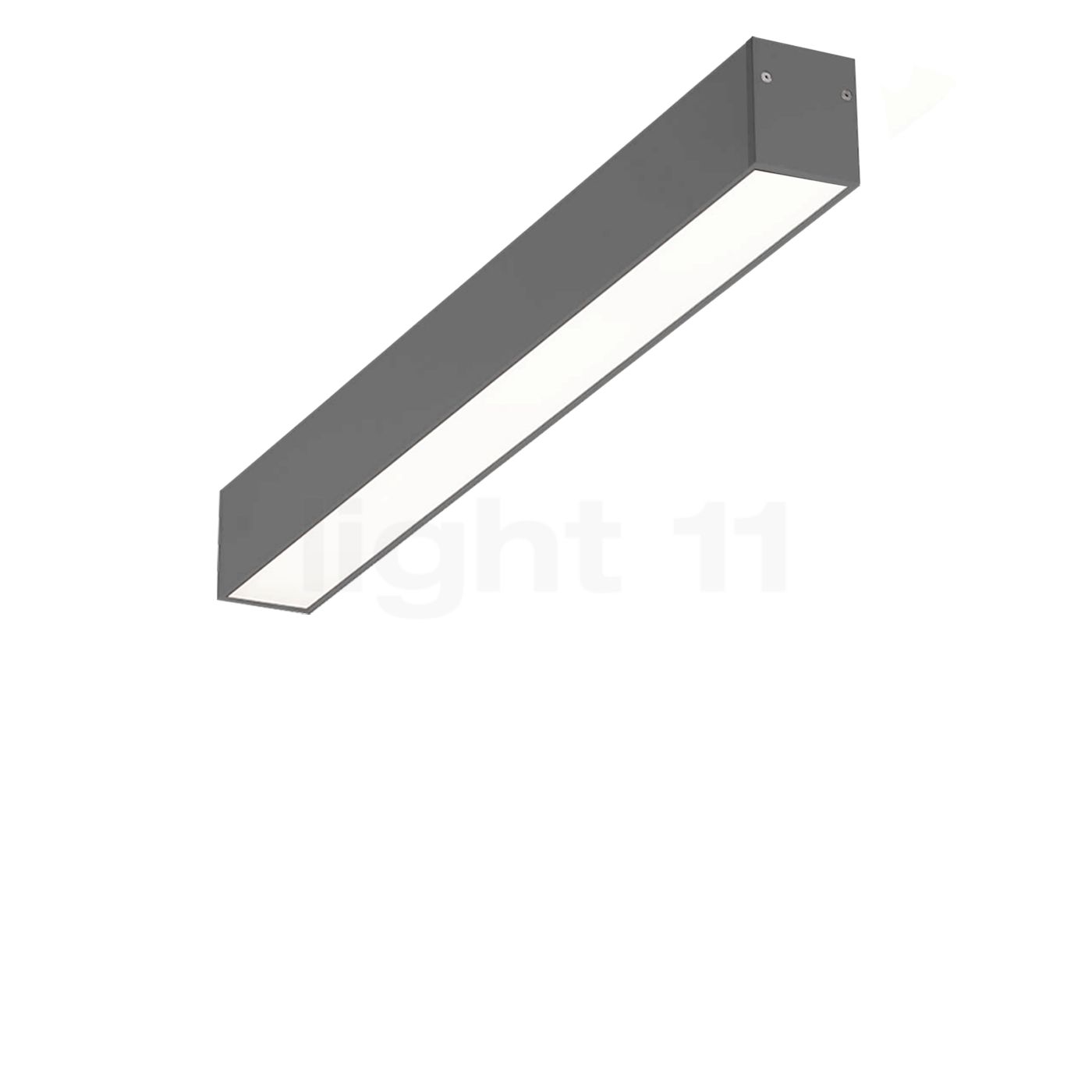 Delta Light B-Liner Deckenleuchte LED, aluminiumgrau, 58 cm 388 01 22 A