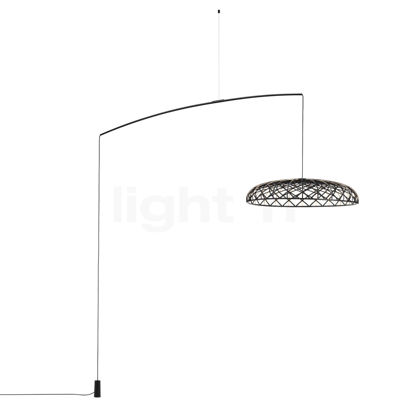 Flos Skynest Motion Bogenleuchte LED, anthrazit F6394031