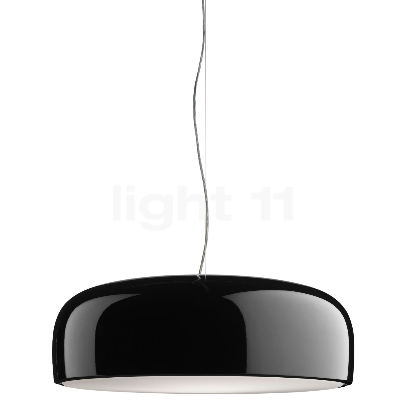 Flos Smithfield Pendelleuchte, schwarz glänzend F1371030