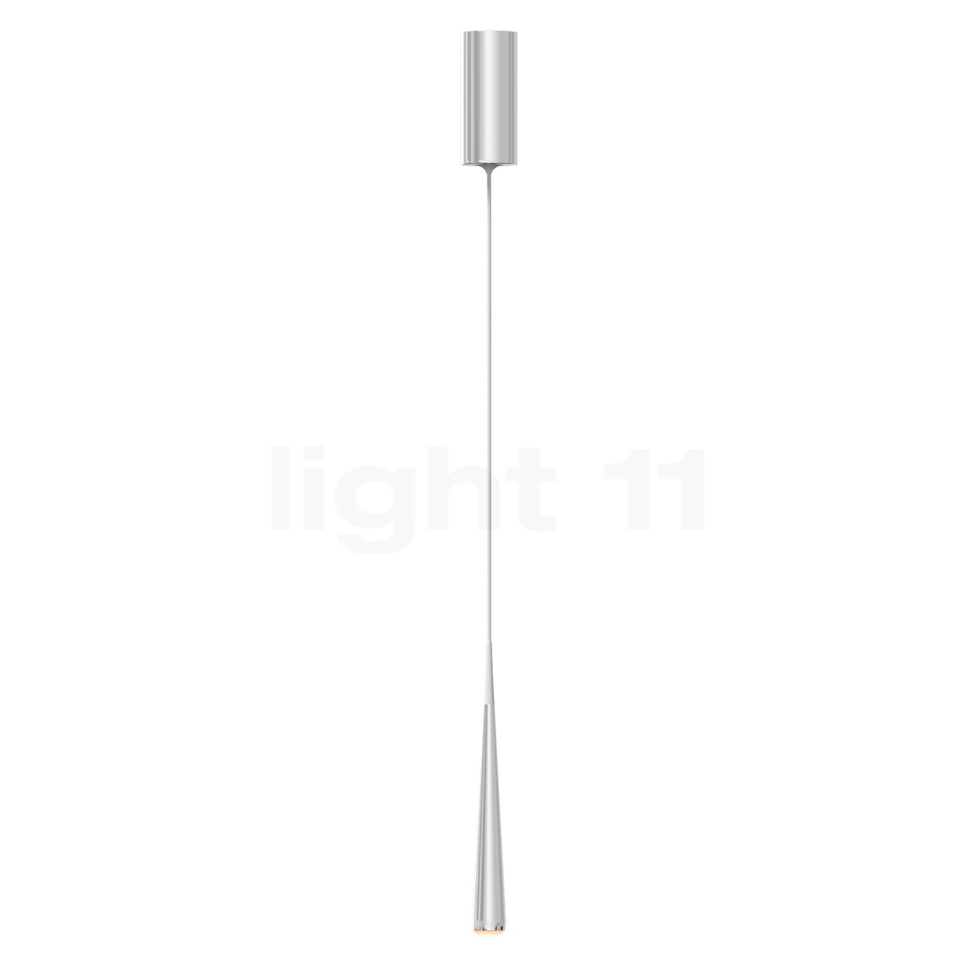 Grau Niceone Pendelleuchte LED, chrom/grau - 200 cm CNO00-0