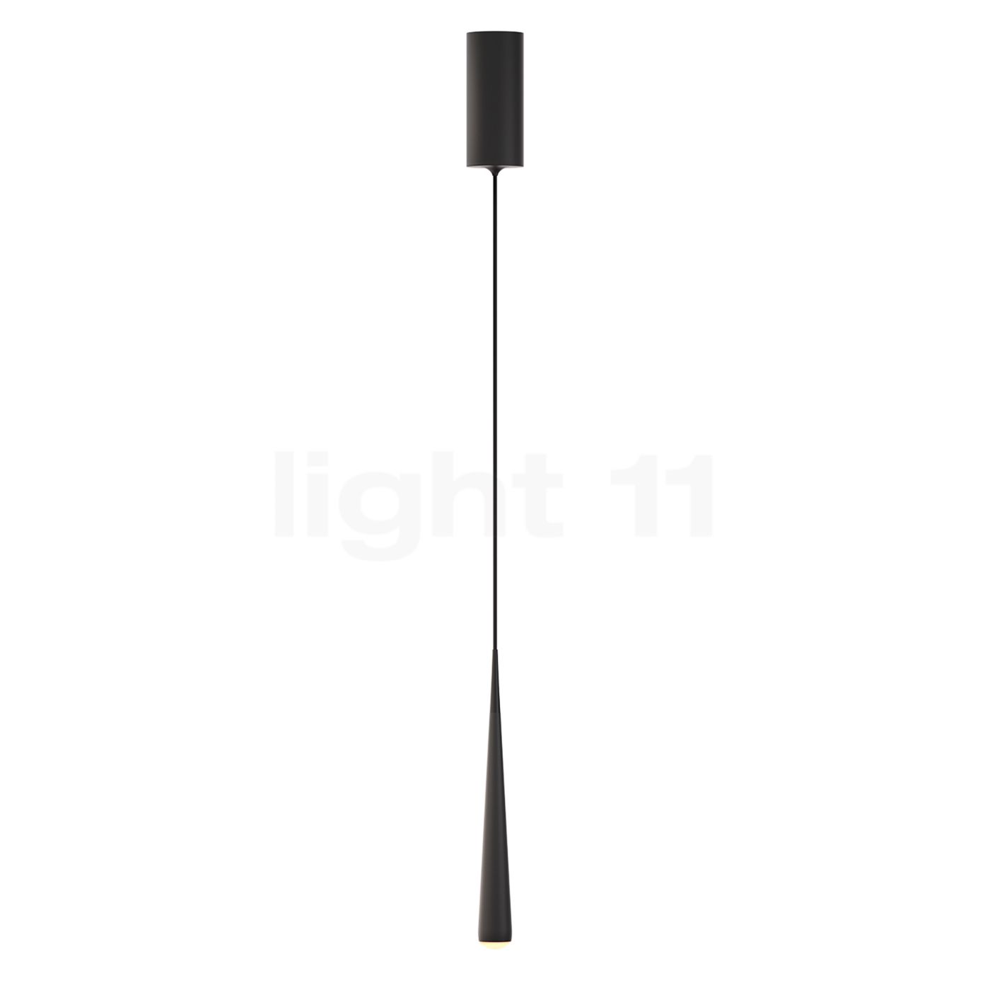 Grau Niceone Pendelleuchte LED, schwarz/schwarz - 200 cm CNO00-1