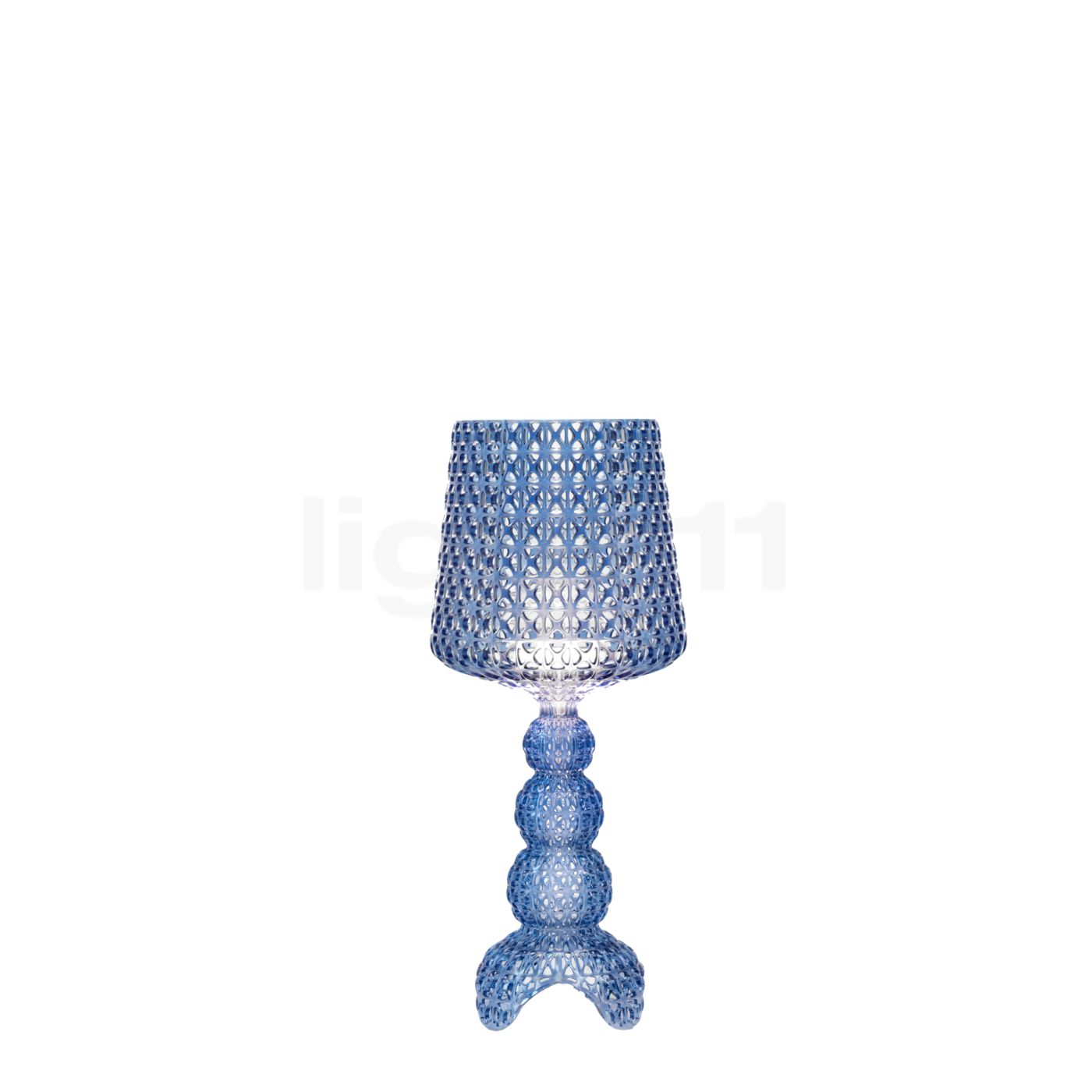 Kartell Kabuki Mini Tischleuchte LED, azurblau G9200AZ