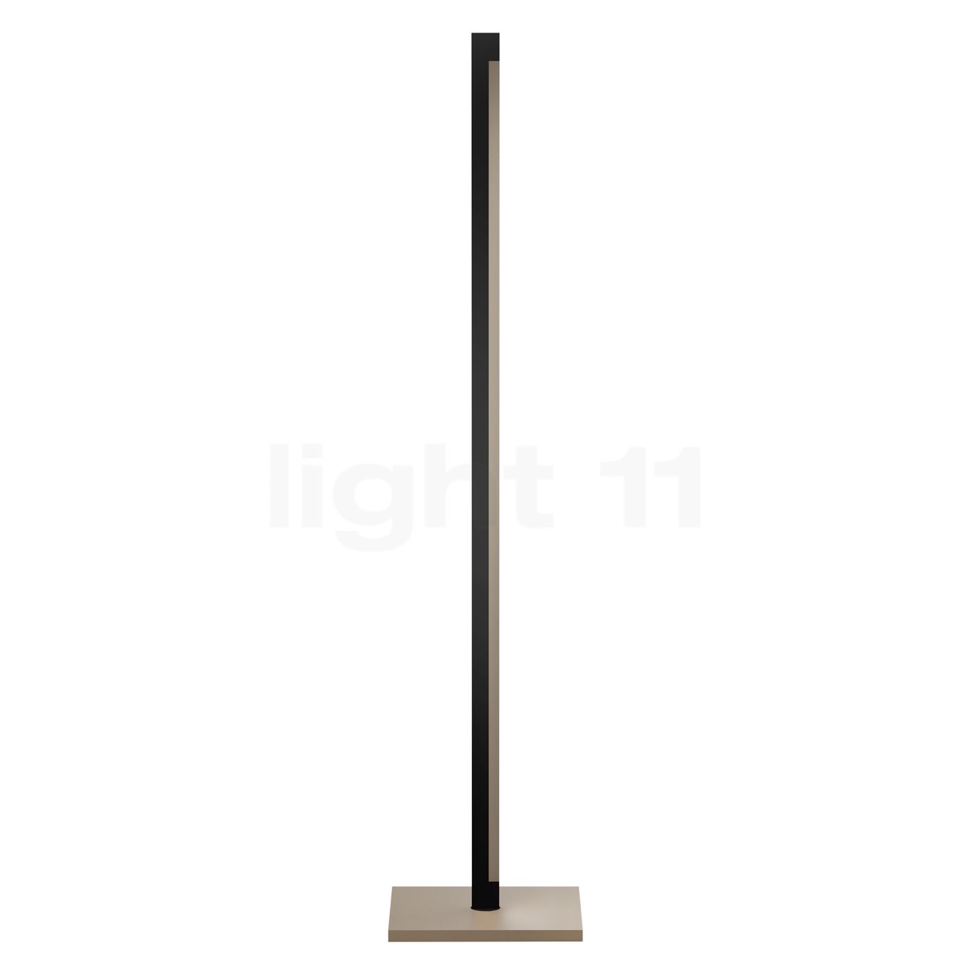 Light Point Inlay F1 Linear Stehleuchte LED, schwarz/gold 900070