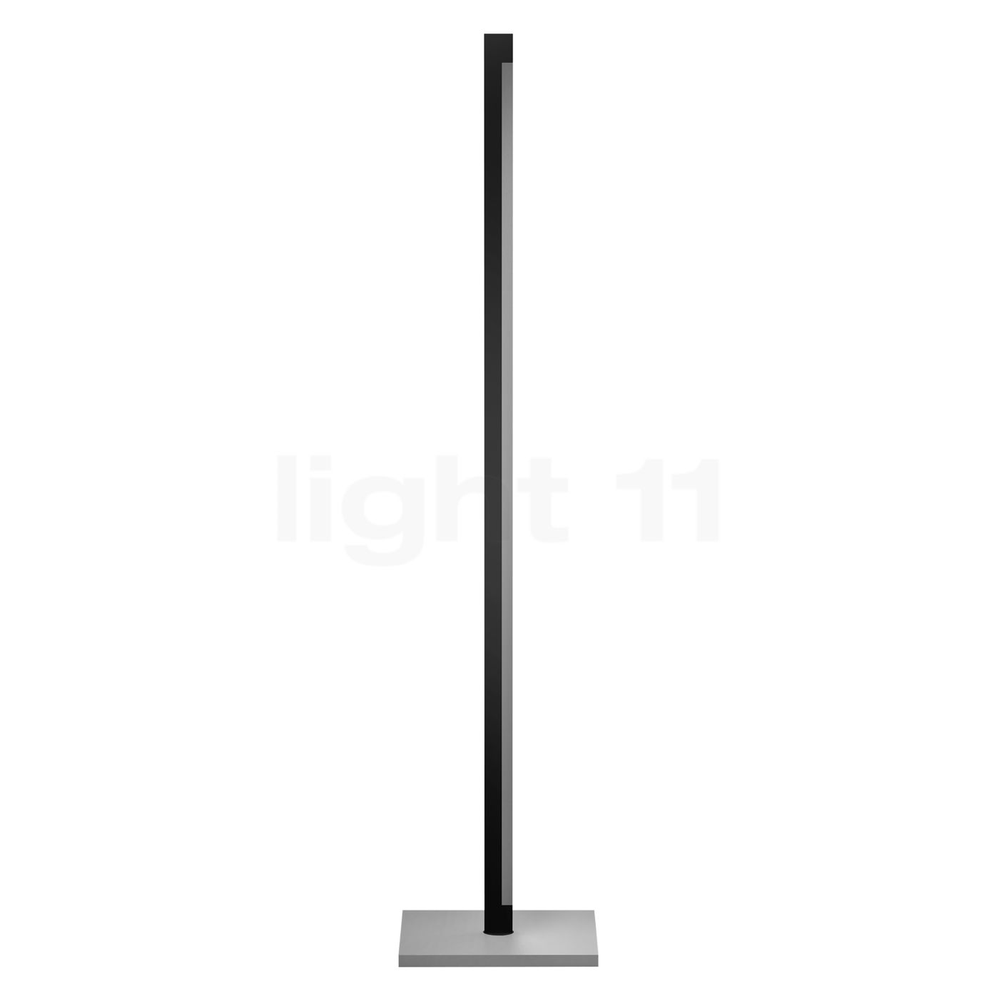 Light Point Inlay F1 Linear Stehleuchte LED, schwarz/silber 900071