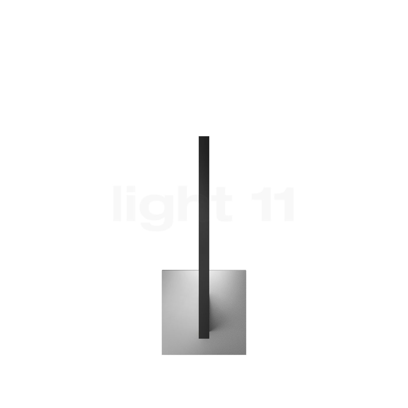 Light Point Inlay Linear Wandleuchte LED, schwarz/silber - 26 cm 900031