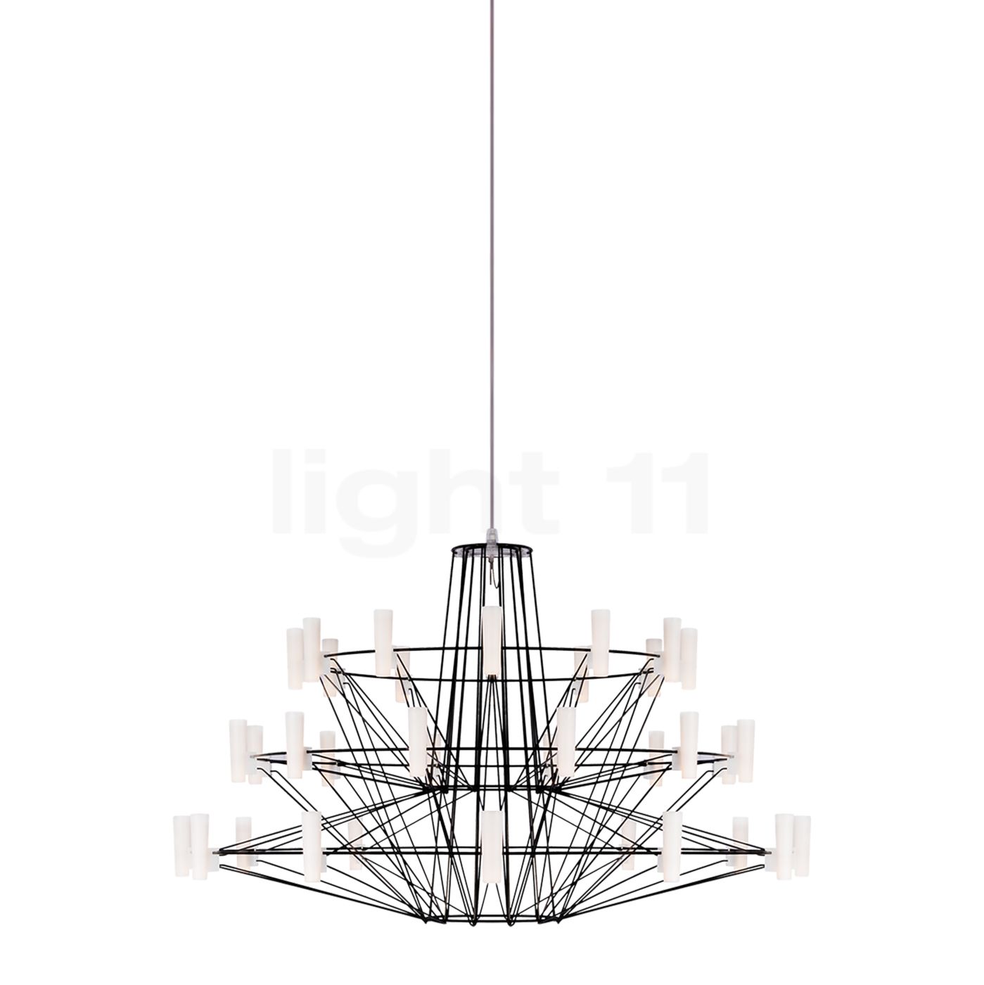 Moooi Coppélia Kronleuchter LED, schwarz satiniert - small 8718282295879