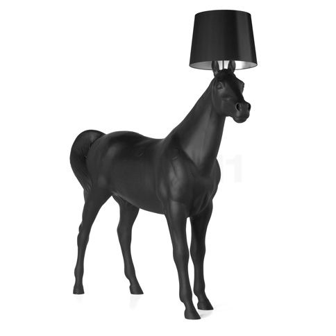 Moooi Horse Lamp, schwarz 8718282328324+8718282337890