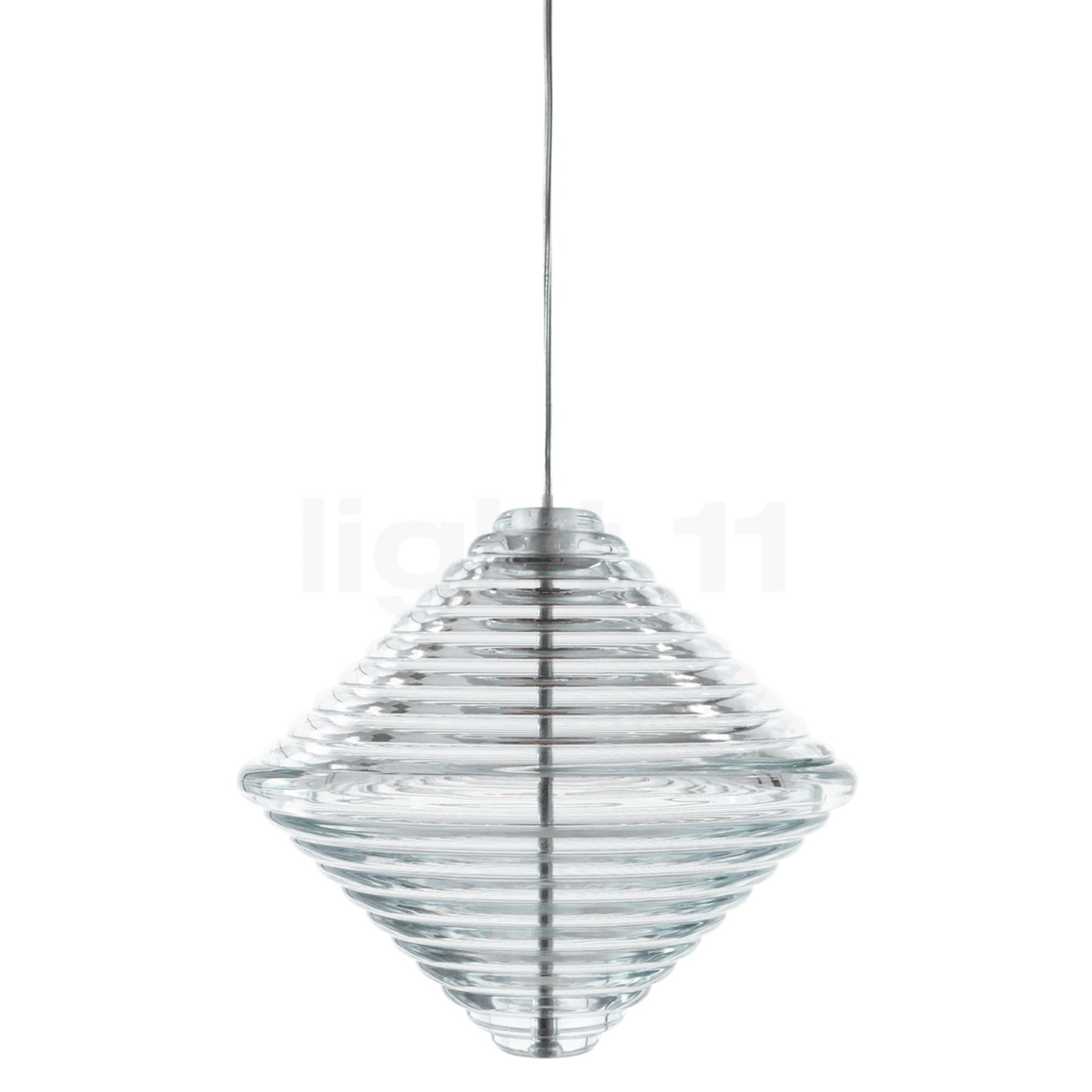 Tom Dixon Press Cone Pendelleuchte LED, transparent - 2.700 K PRP12CLEU