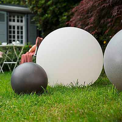8 seasons design Shining Globe Bodenleuchte, weiß - ø60 cm - inkl. Leuchtmittel