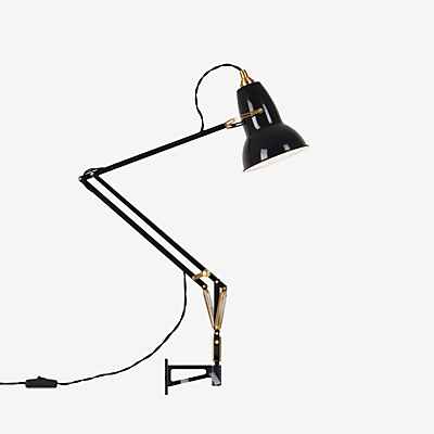 Anglepoise Original 1227 Messing Schreibtischleuchte mit Wandhalterung, sch günstig online kaufen