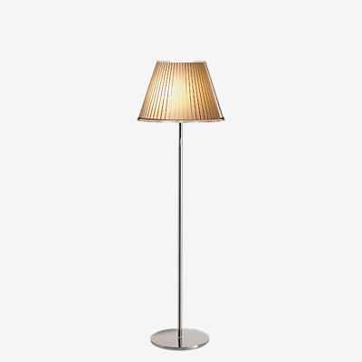 Artemide Choose Stehleuchte, Schirm pergament / Gestell Chrom - H.140 cm günstig online kaufen