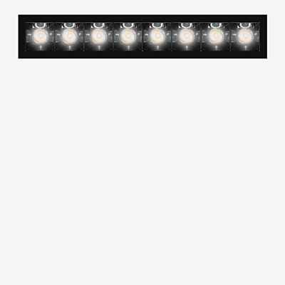 Artemide Sharp Deckeneinbauleuchte LED 8-flammig, schwarz