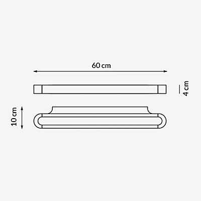 Artemide Licht Talo Parete Led-Wandleuchte-Weiß-Mit Led (3000K) - Bild 4