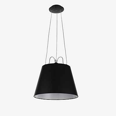 Artemide Tolomeo Mega Sospensione, gestell schwarz/schirm schwarz - ø42 cm günstig online kaufen