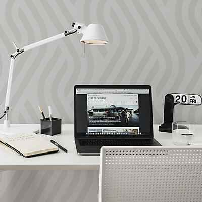 Artemide Weiss - Schreibtischlampe Tolomeo - Weiß - Aluminium - Designer Michele De Lucchi - Bild 6