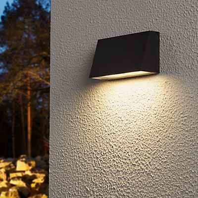 BEGA 22261K3 Außenwandlampe grafit 3.000K 17,5cm günstig online kaufen