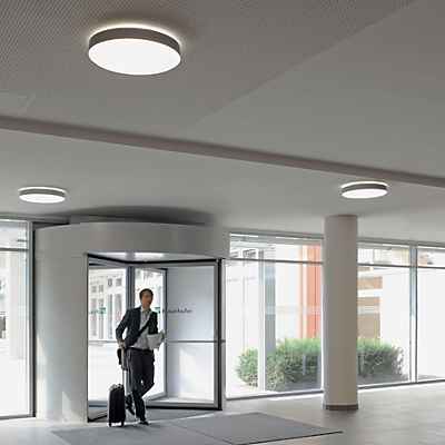 Bega 50653 Decken-/Wandleuchte LED, Kunststoffdiffusor, weißaluminium günstig online kaufen