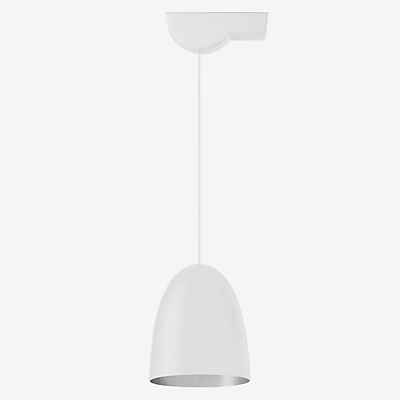 Bega 50960 - Studio Line Pendelleuchte LED, Aluminium/weiß, für geneigte Decken