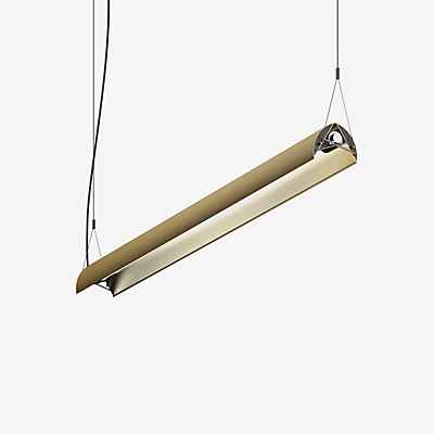 Belux UpDown Pendelleuchte LED, gold, 126 cm, DALI günstig online kaufen