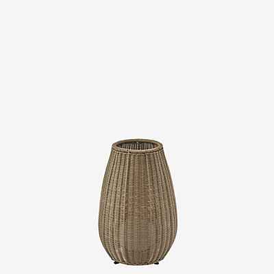 Bover LED-Tischleuchte Amphora, braun/beige Höhe 47 cm günstig online kaufen