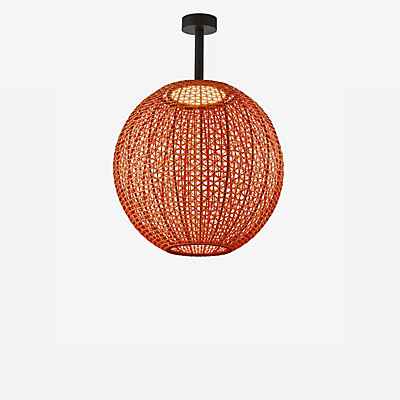 Bover Nans Sphere Deckenleuchte LED, rot - 60 cm günstig online kaufen