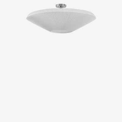 Bover Deckenlampe Siam 80, nickel/weiß, Kunststoff günstig online kaufen