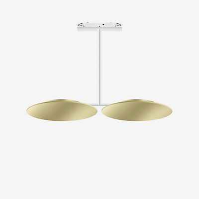 Bruck Up Strahler LED 2-flammig für All-in Schiene, champagner/weiß