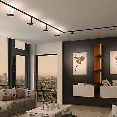 Bruck Up Strahler LED für All-in Schiene, schwarz
