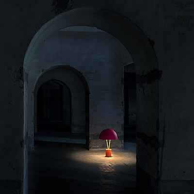 Catellani & Smith Ale Big Tischleuchte LED, fluoreszierend ALEBIGFL