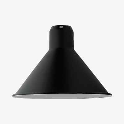 DCW Lampe Gras Lampenschirm L konisch, schwarz günstig online kaufen