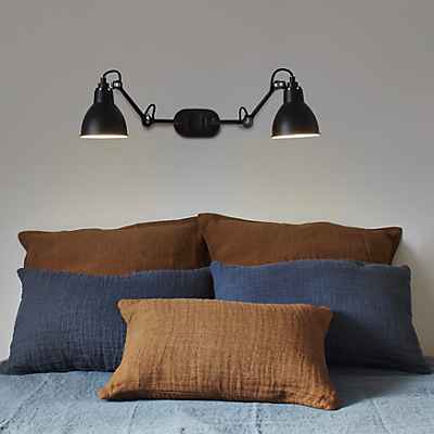 DCW Lampe Gras No 204 Double Wandleuchte, Kupfer roh günstig online kaufen