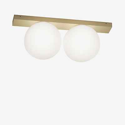 Delta Light Oono Deckenleuchte LED 2-flammig, gold - 3.000 K