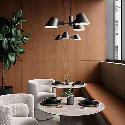 Design for the People Stay Pendelleuchte, schwarz