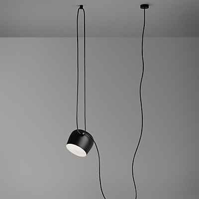 Flos Aim Small Sospensione LED, schwarz günstig online kaufen