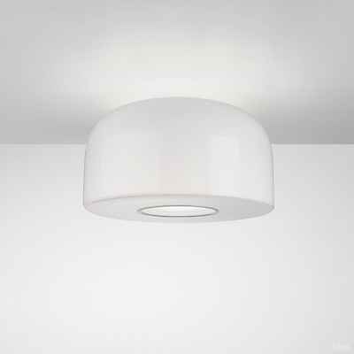 Flos Bellhop Glas Deckenleuchte, weiß