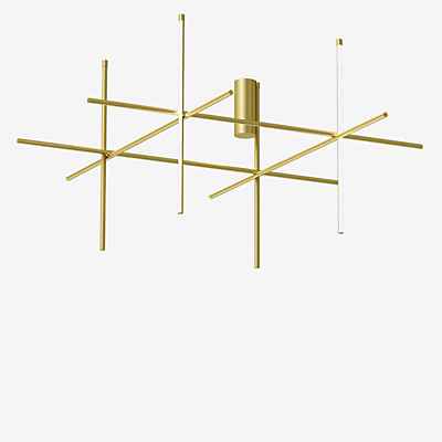 Flos Coordinates C4 Deckenleuchte LED, champagner eloxiert - 95 cm günstig online kaufen