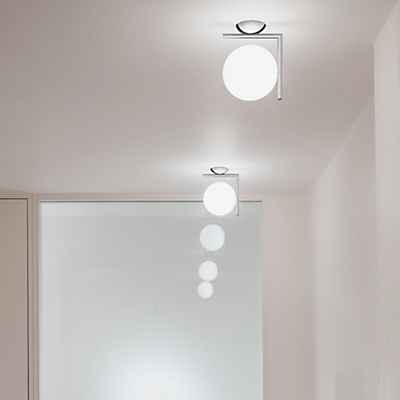 Flos IC Lights C/W2, chrom glänzend